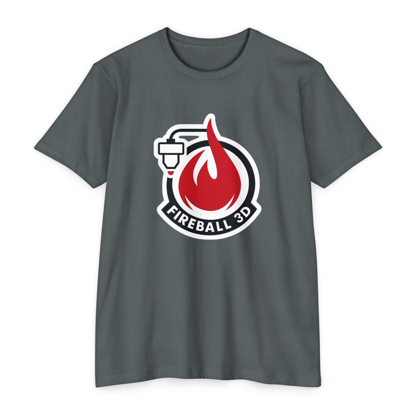 Fireball 3D - Outlined - T-shirt