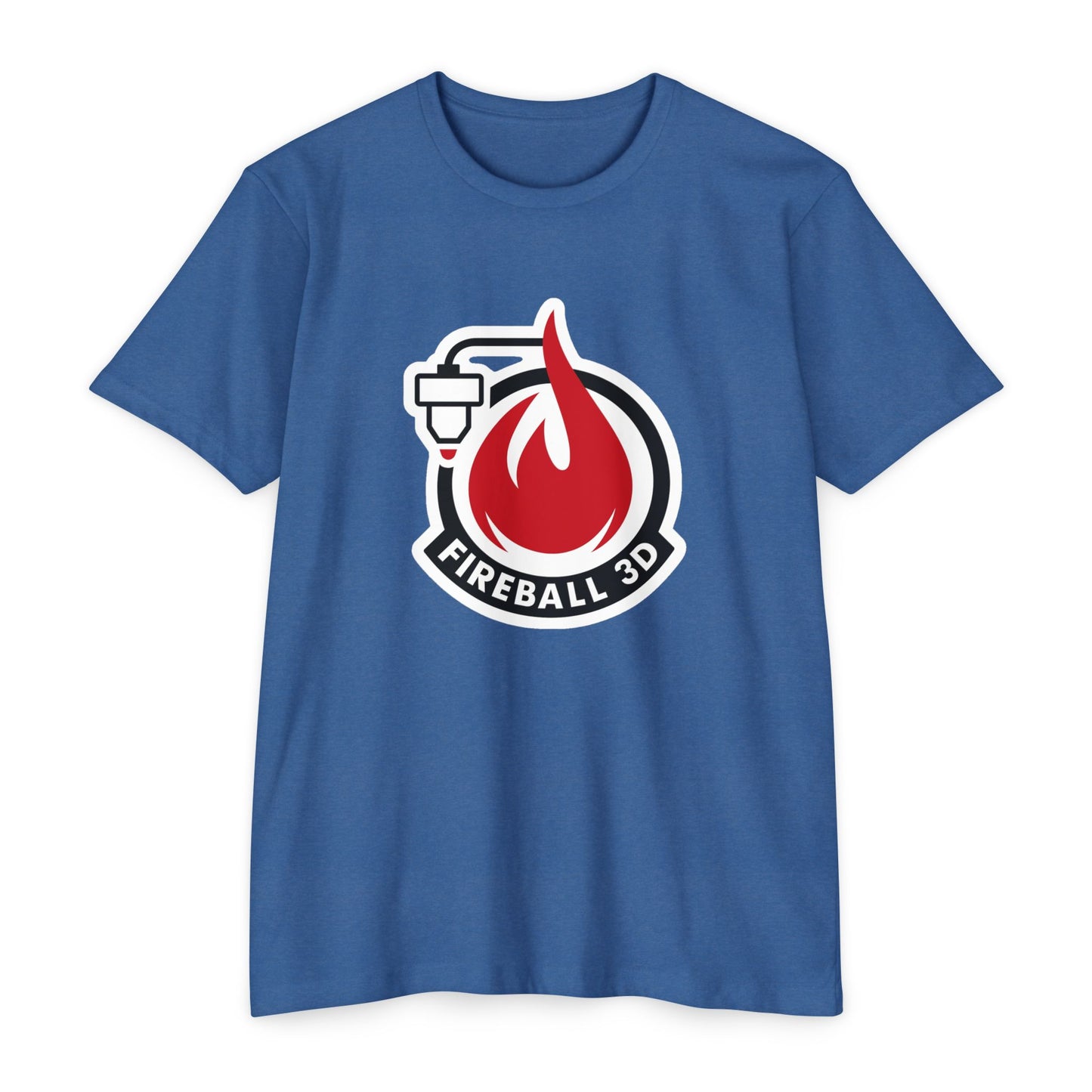 Fireball 3D - Outlined - T-shirt