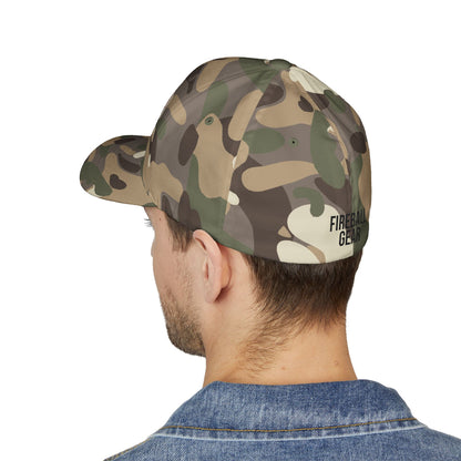 Fireball 3D - Light Colors - FlexFit Embroidered Baseball Cap