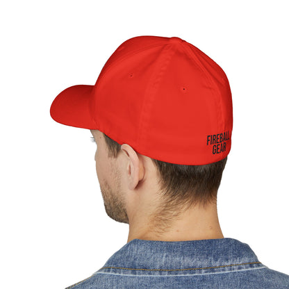 Fireball 3D - Light Colors - FlexFit Embroidered Baseball Cap