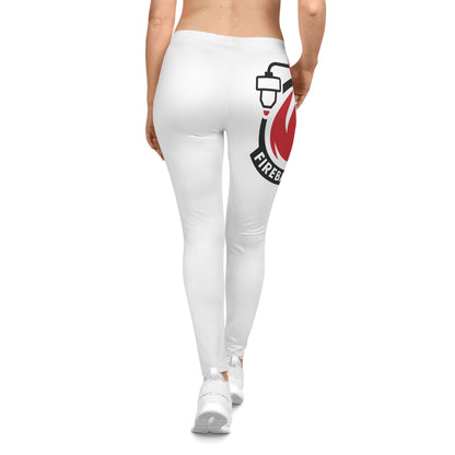 Fireball 3D - Women's Leggings - White