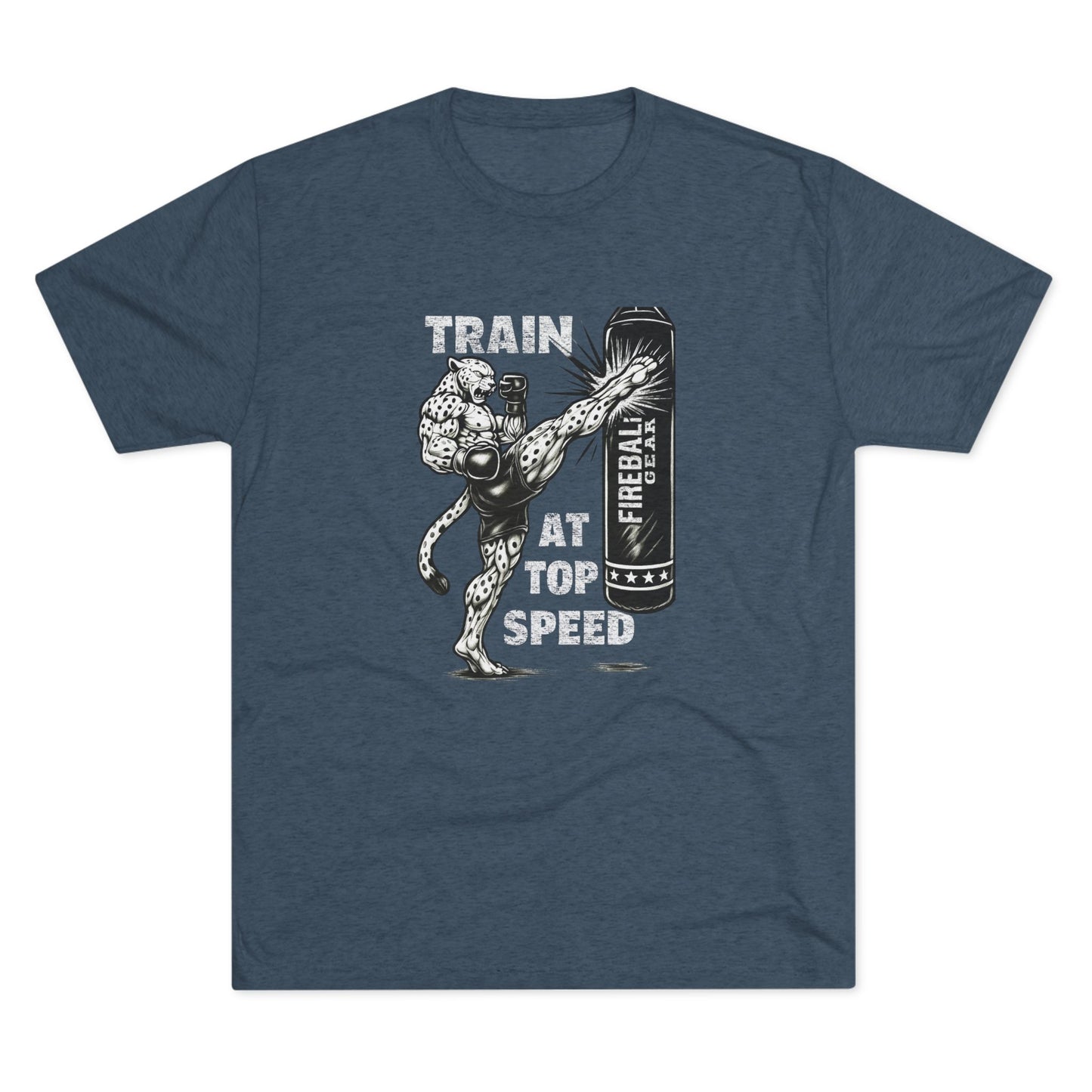 Beast Mode Series - Train at Top Speed - Triblend T-shirt