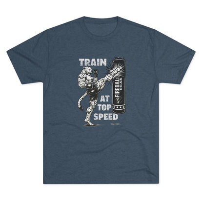 Beast Mode Series - Train at Top Speed - Triblend T-shirt