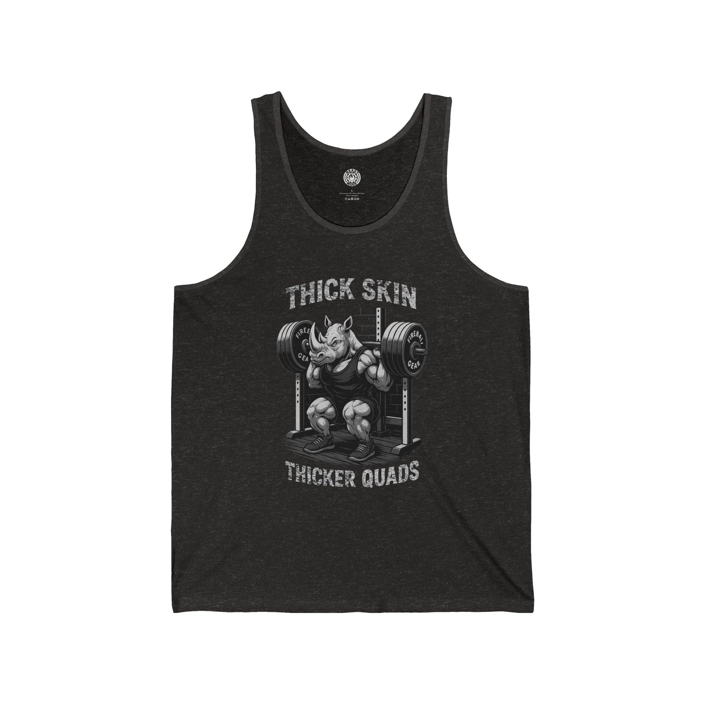 Beast Mode Series - Thick Skin, Thicker Quads - Jersey Tank Top