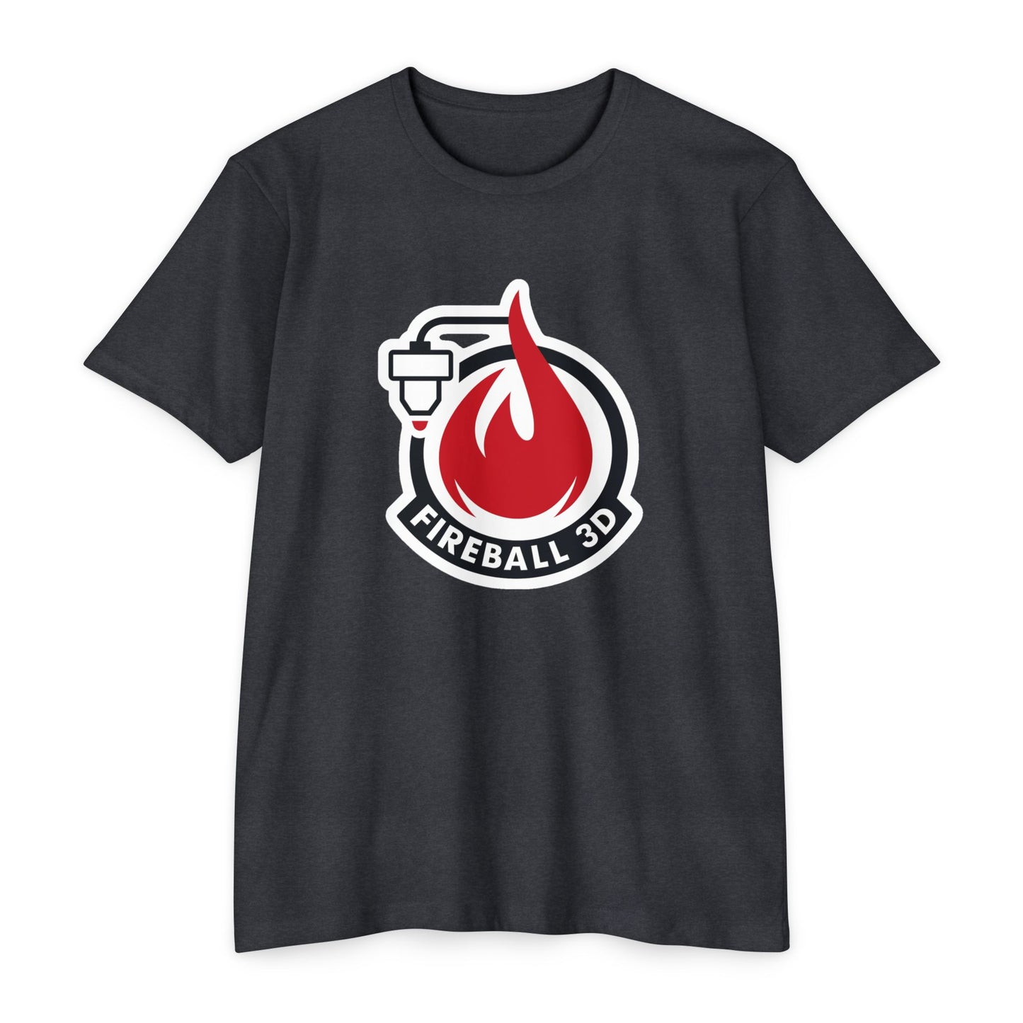 Fireball 3D - Outlined - T-shirt