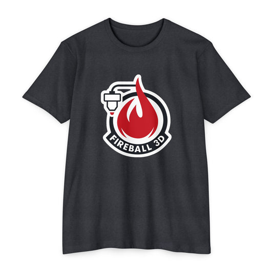 Fireball 3D - Outlined - T-shirt