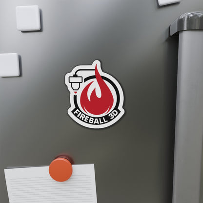 Fireball 3D - Die-Cut Magnets