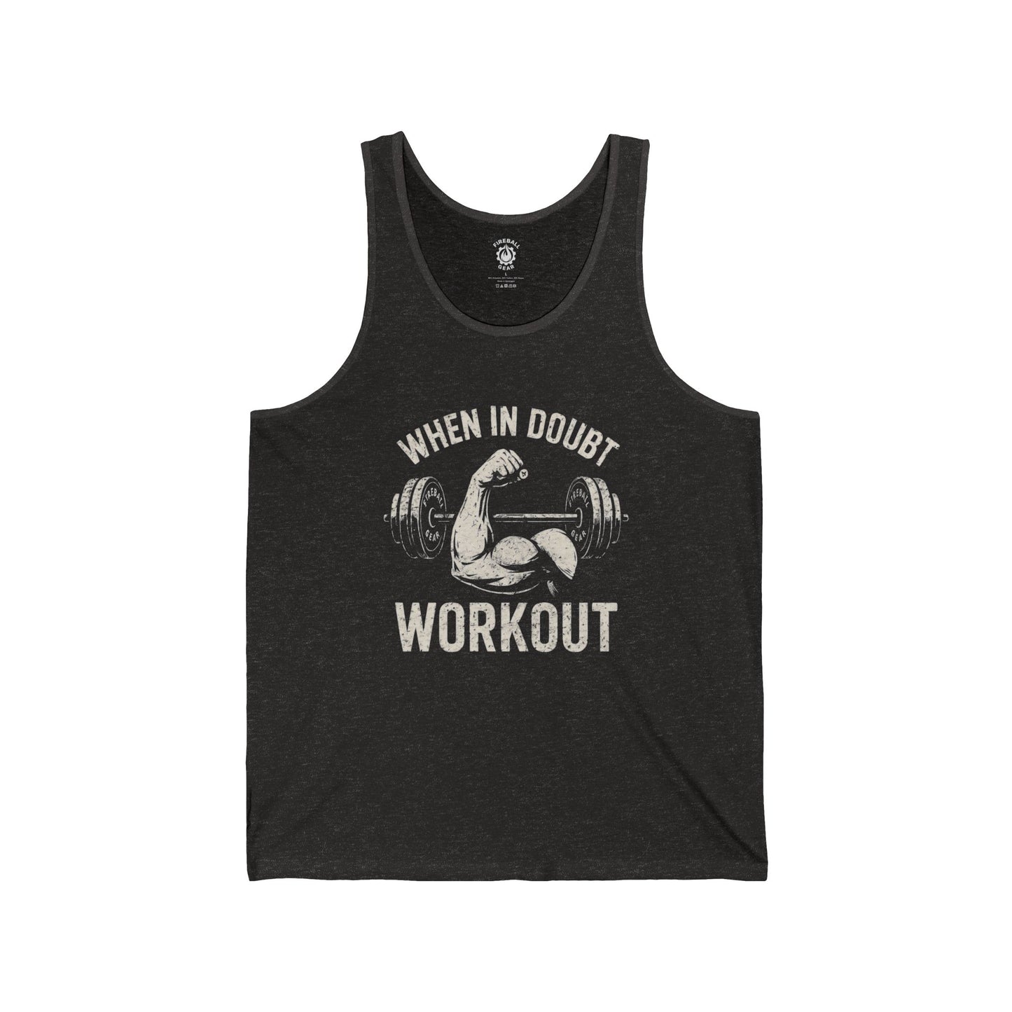 When in Doubt, Workout - Jersey Tank Top