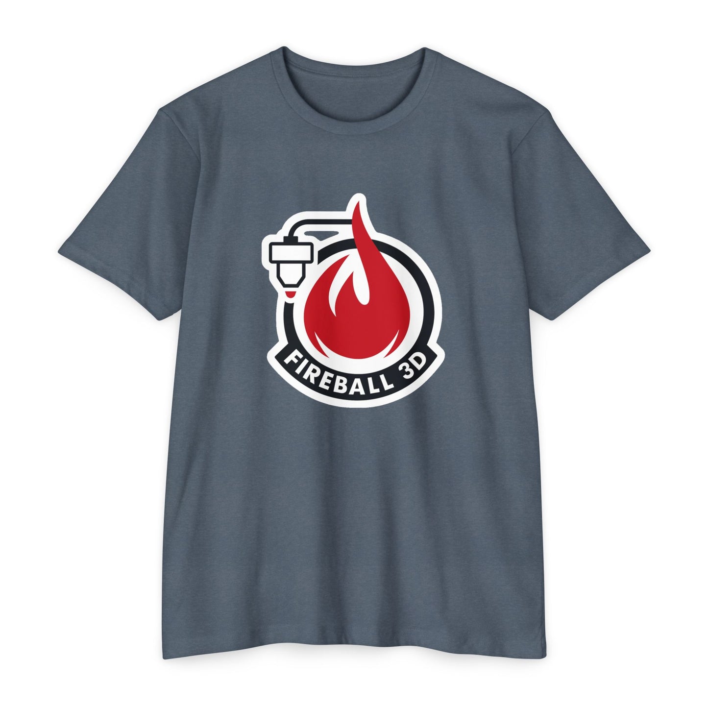 Fireball 3D - Outlined - T-shirt