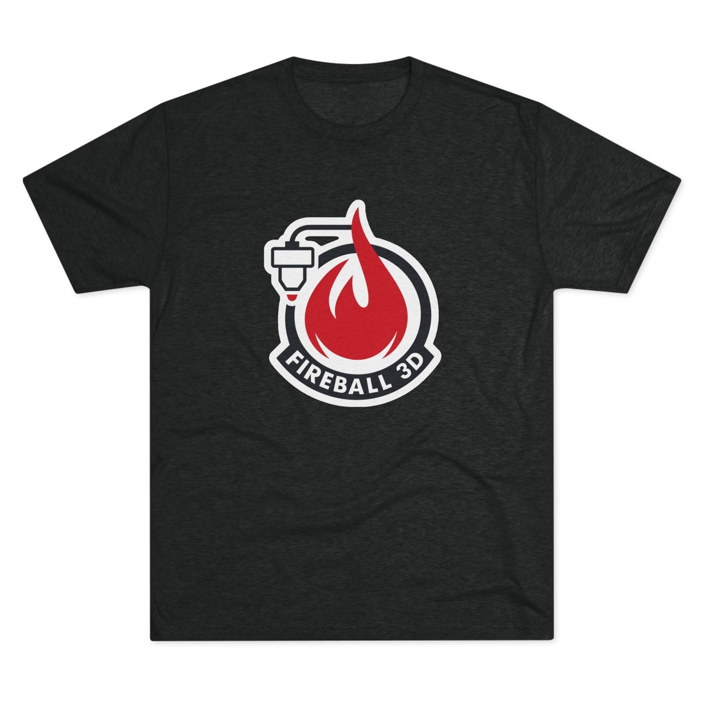 Fireball 3D - Triblend T-shirt