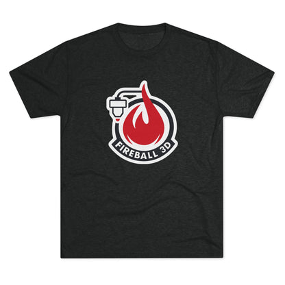 Fireball 3D - Triblend T-shirt