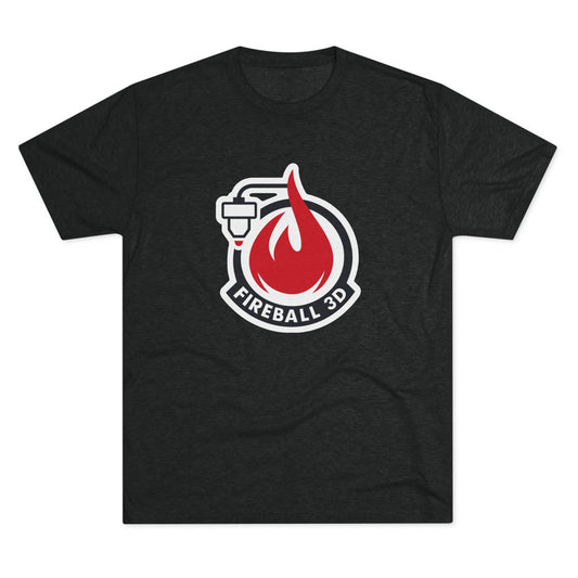 Fireball 3D - Triblend T-shirt