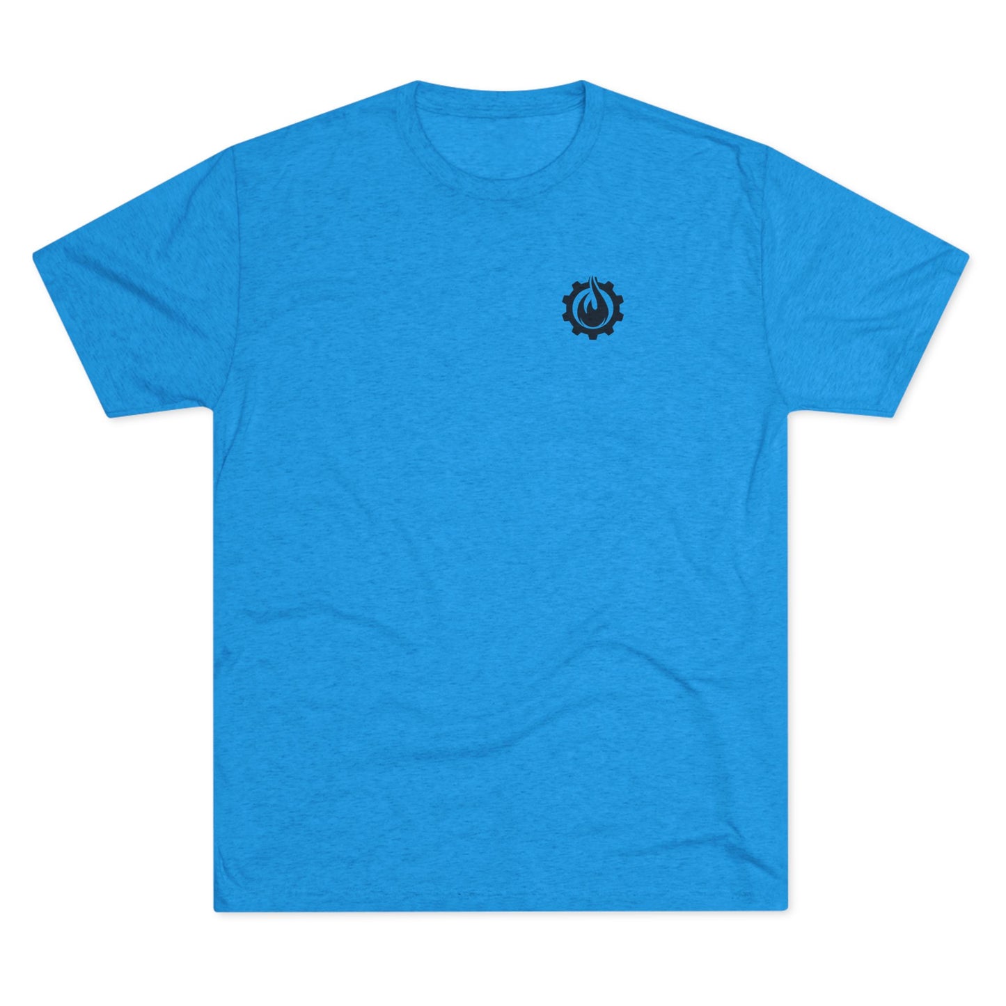Fireball Gear - Flame & Gear - Black - Triblend T-shirt