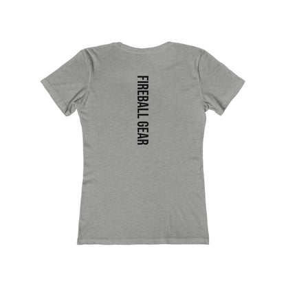 Fireball Gear - Flame & Gear - Black - Women's Slim Fit T-shirt