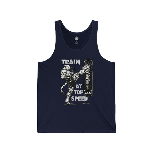 Beast Mode Series - Train at Top Speed - Jersey Tank Top
