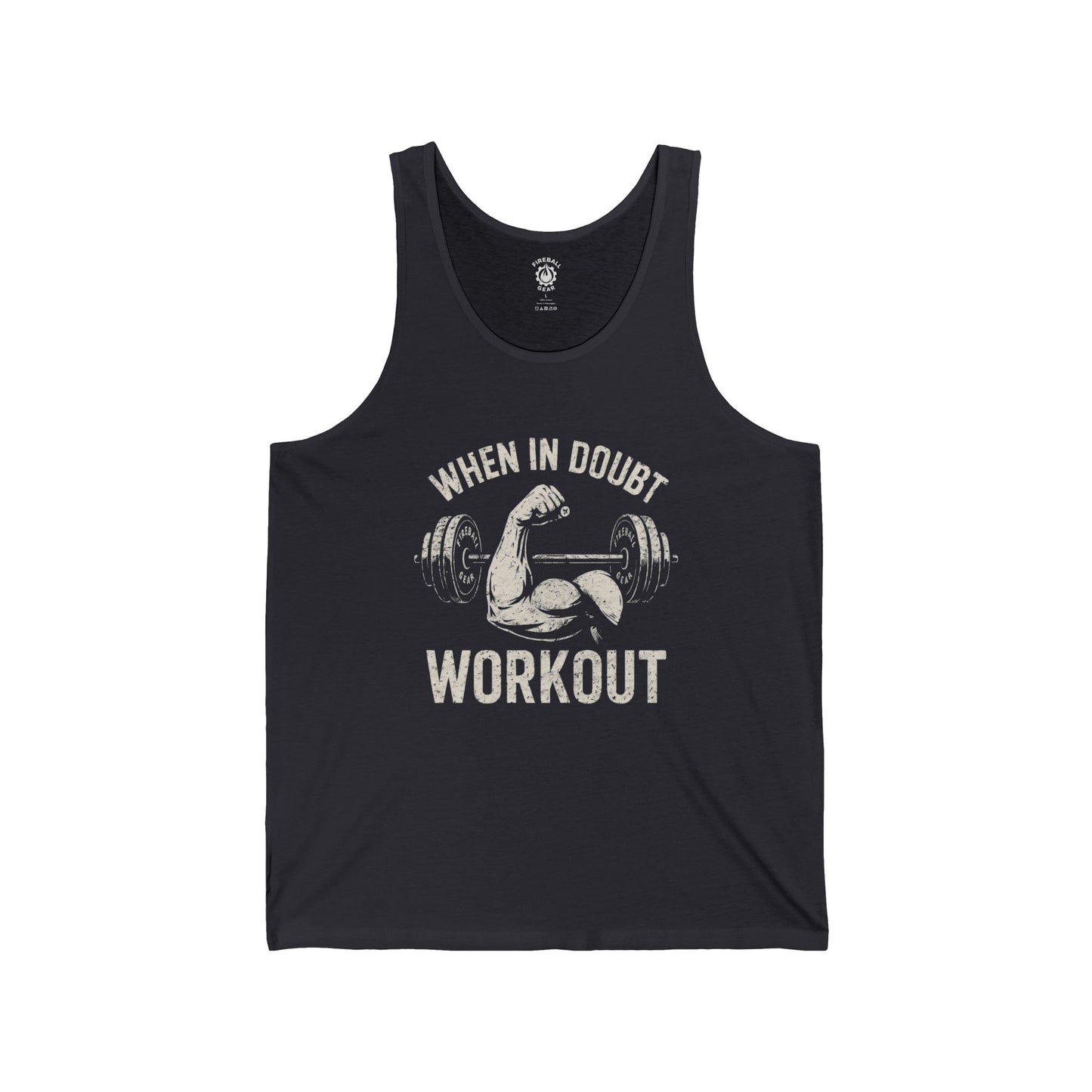 When in Doubt, Workout - Jersey Tank Top