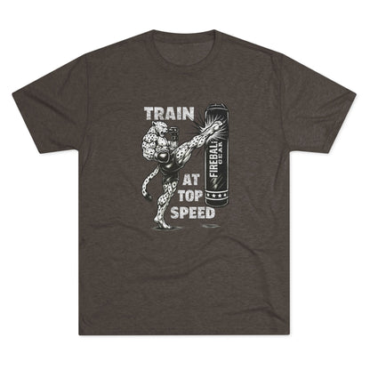 Beast Mode Series - Train at Top Speed - Triblend T-shirt