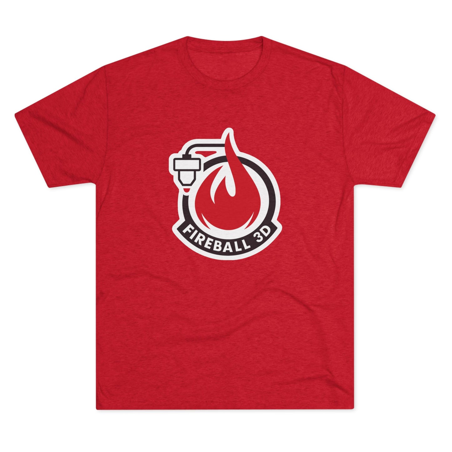 Fireball 3D - Triblend T-shirt