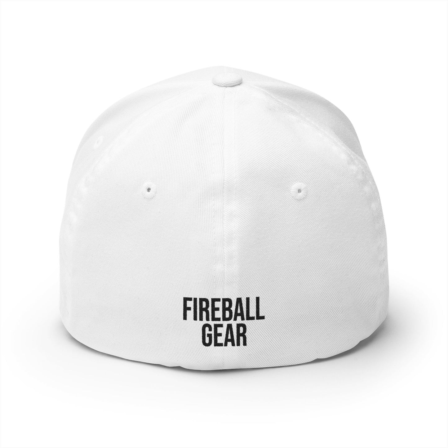 Beast Mode Series - Flame & Gear Circle - FlexFit Embroidered Baseball Cap