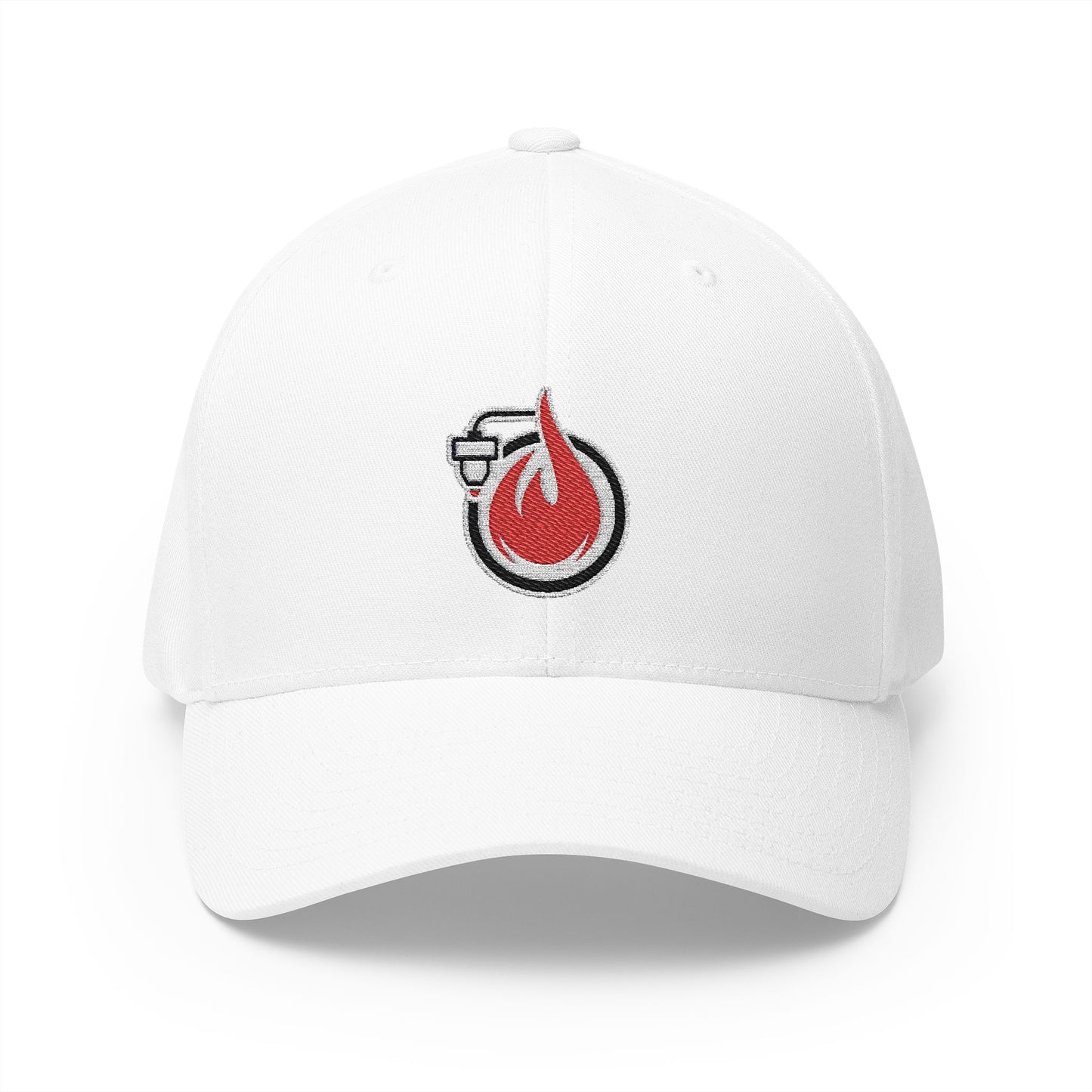 Fireball 3D - Light Colors - FlexFit Embroidered Baseball Cap