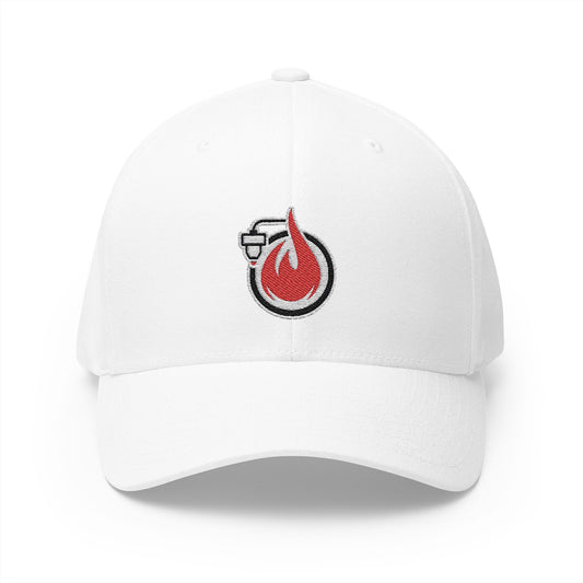 Fireball 3D - Light Colors - FlexFit Embroidered Baseball Cap