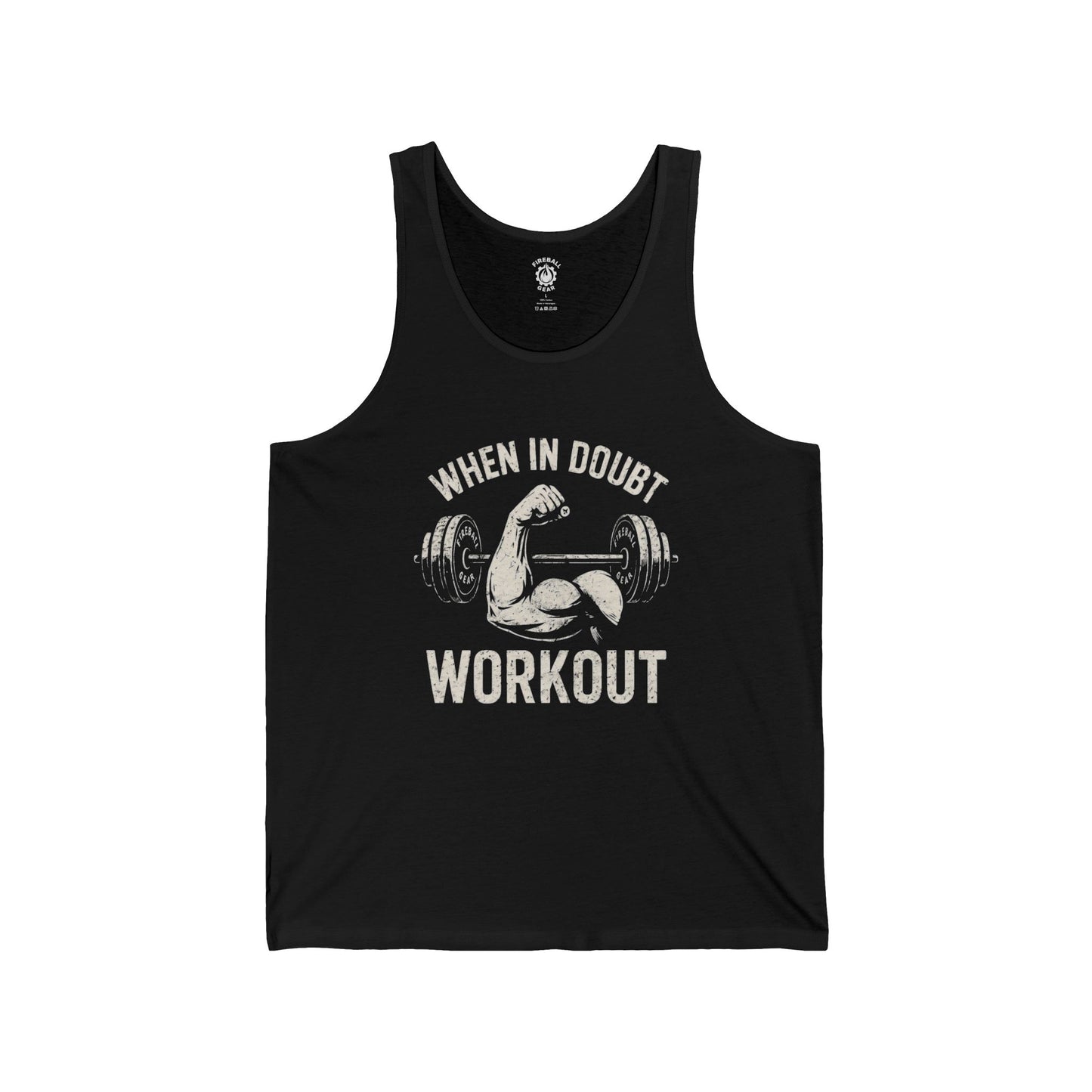 When in Doubt, Workout - Jersey Tank Top