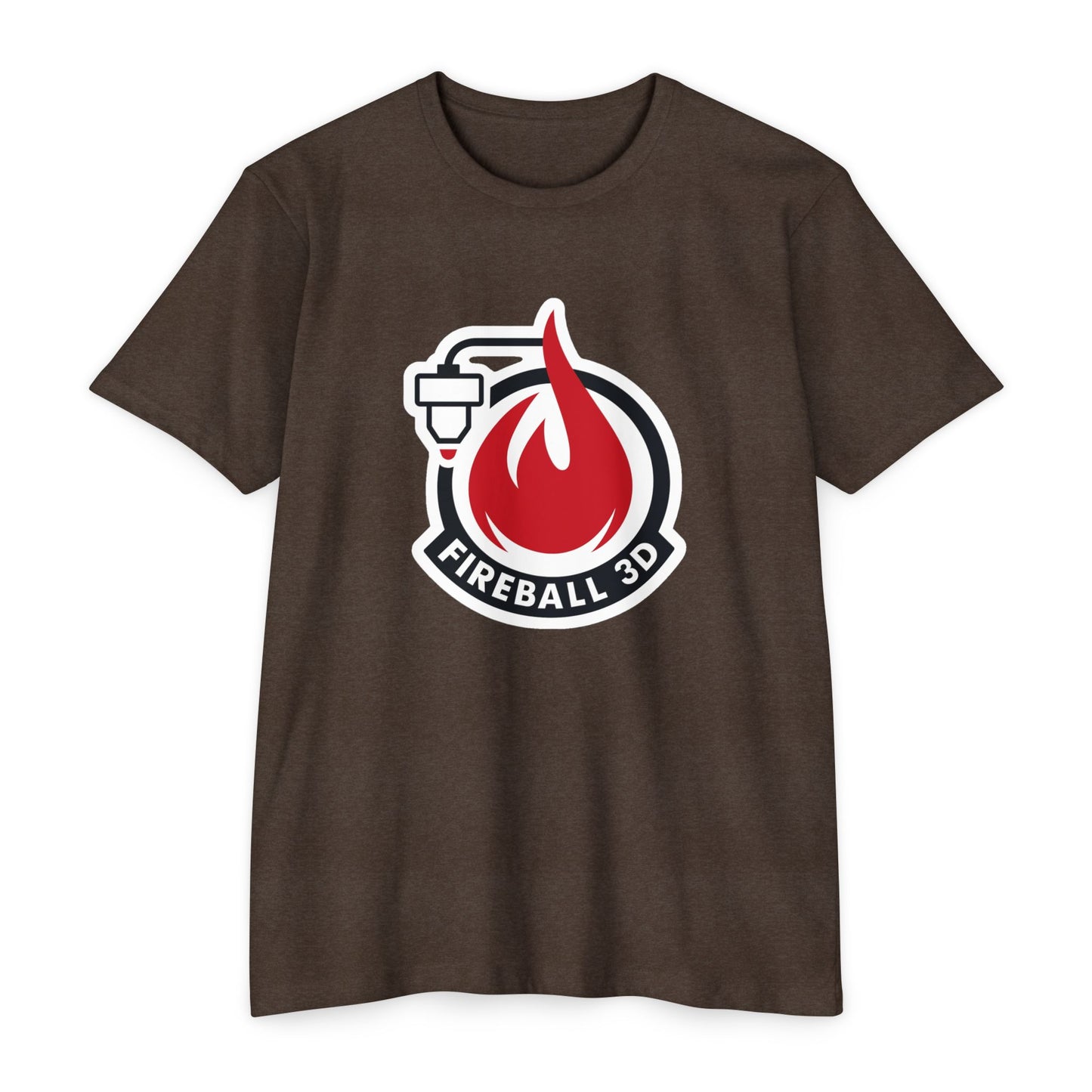 Fireball 3D - Outlined - T-shirt