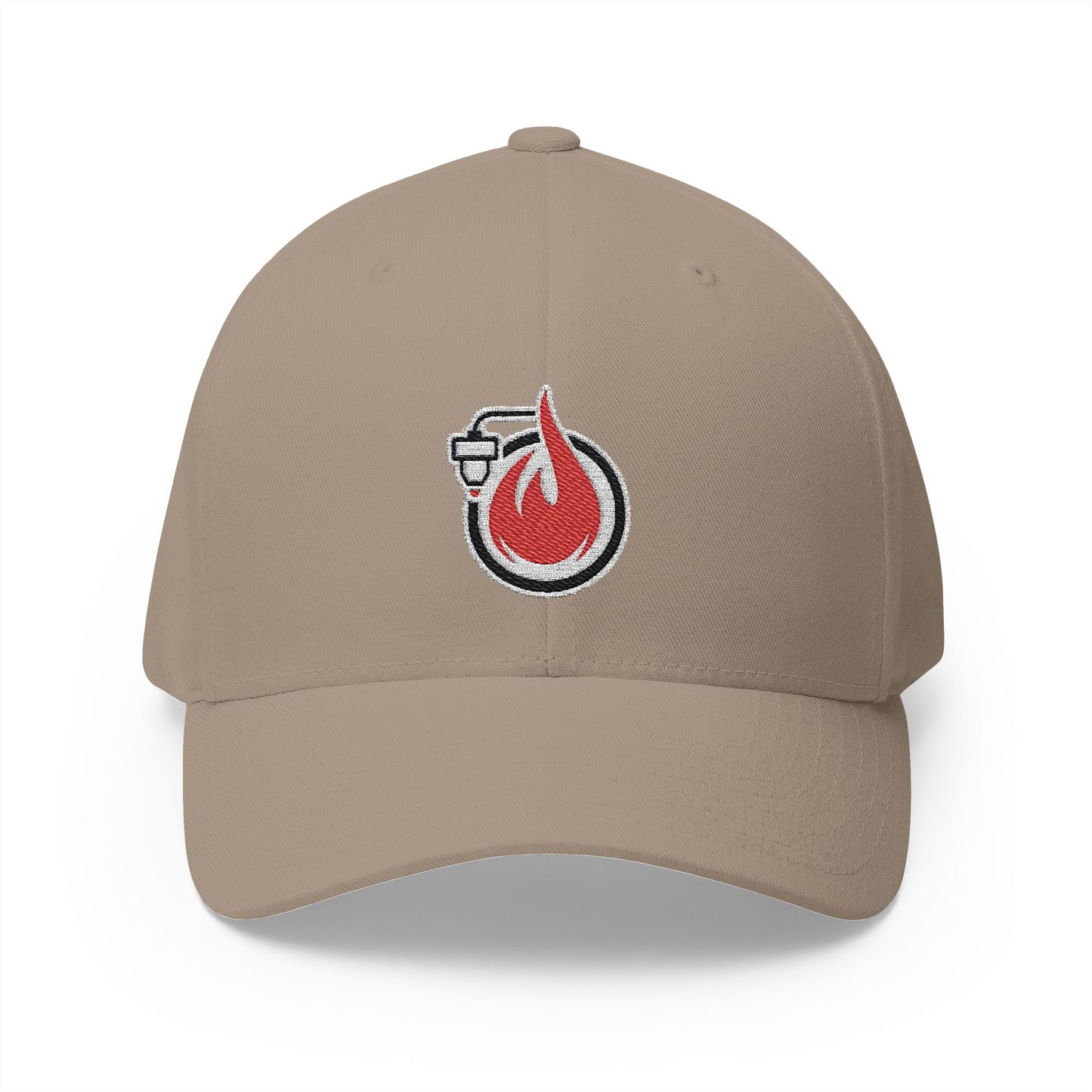 Fireball 3D - Light Colors - FlexFit Embroidered Baseball Cap