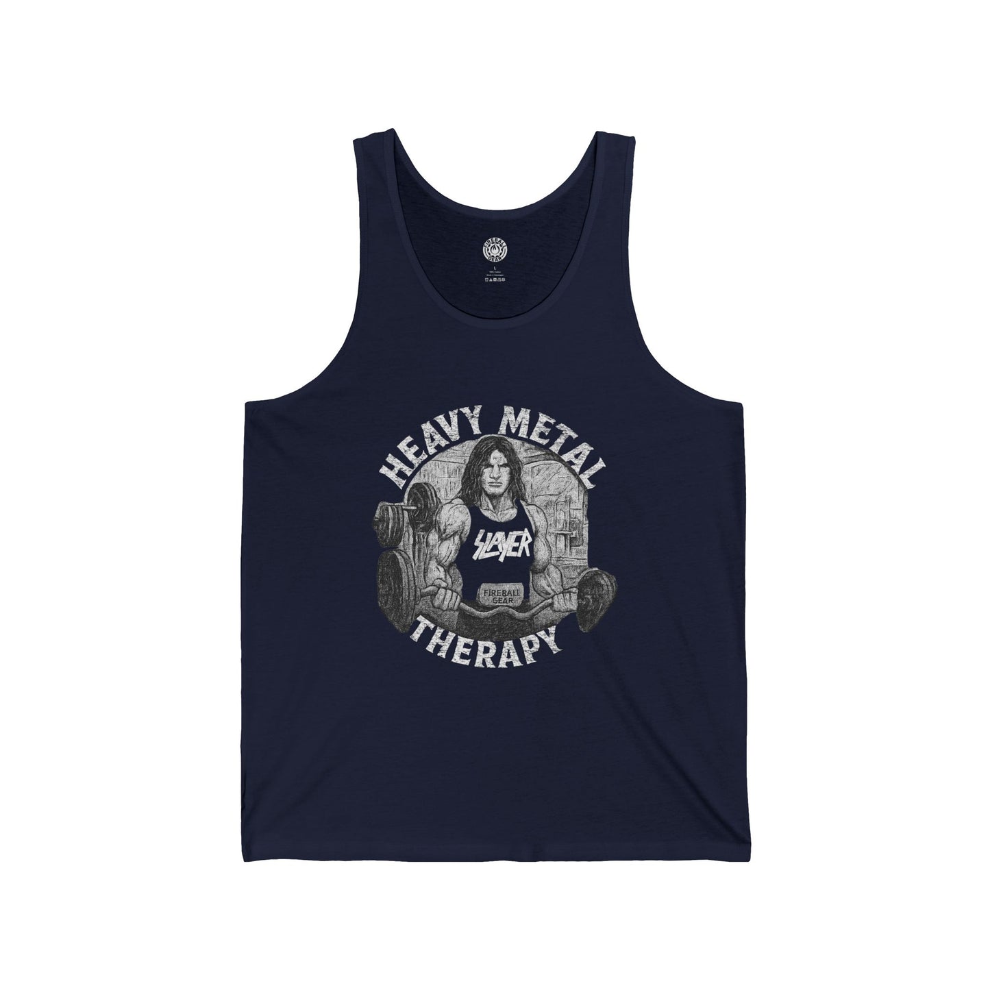 Heavy Metal Therapy - Fitness Jersey Tank Top