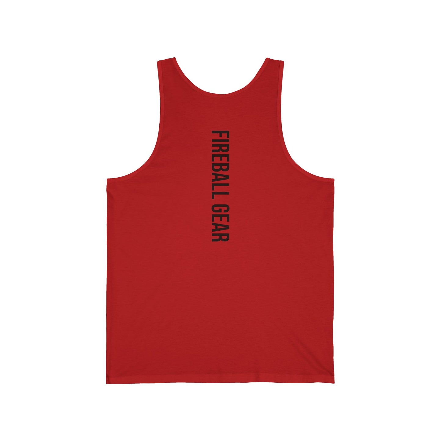 Fireball Gear - Flame & Gear - Black - Jersey Tank Top