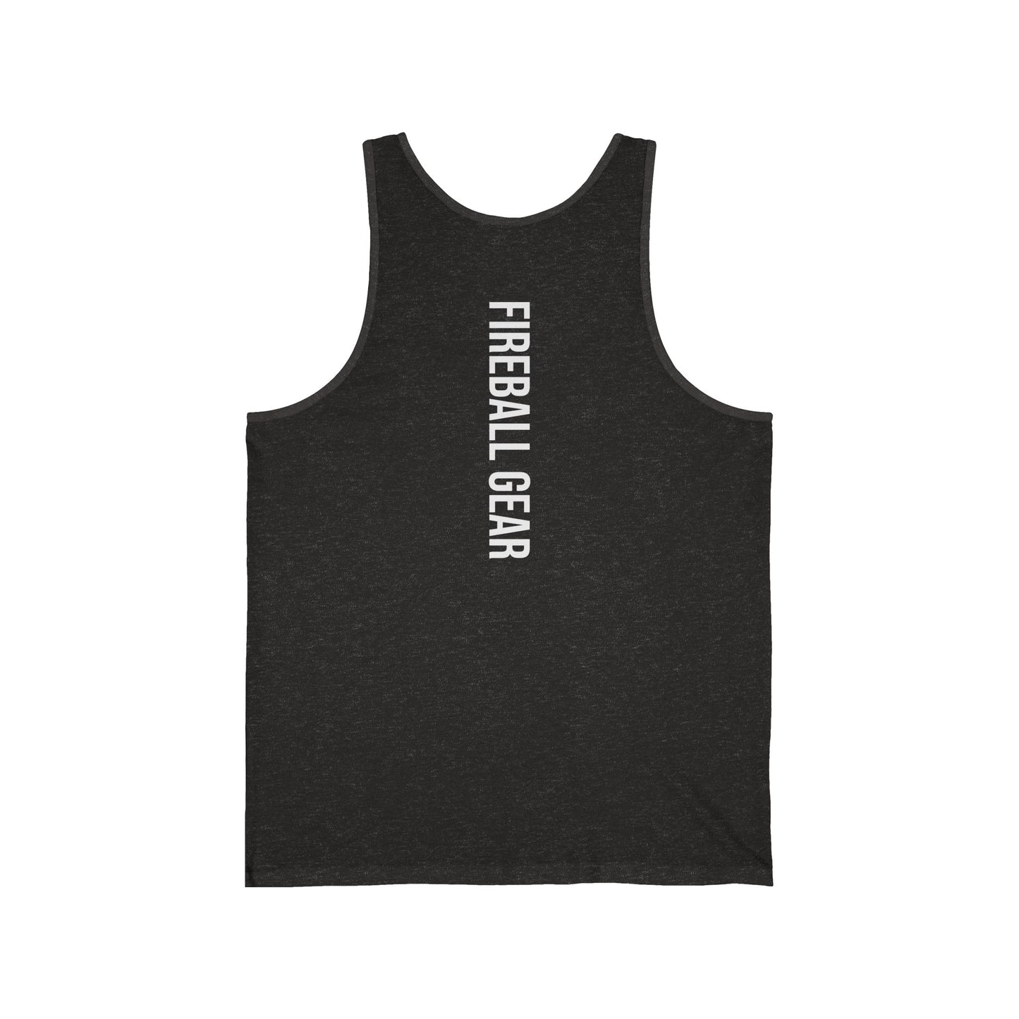 Fireball Gear - Flame & Gear - White - Jersey Tank Top