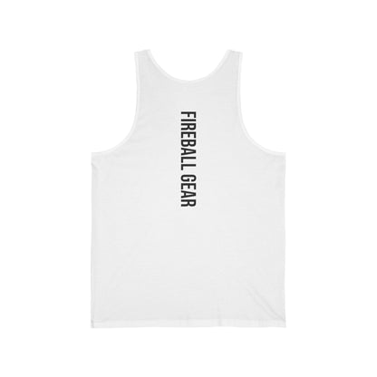 Fireball Gear - Flame & Gear - Black - Fitness Jersey Tank Top