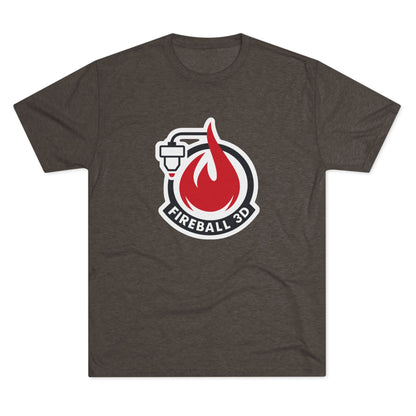 Fireball 3D - Triblend T-shirt