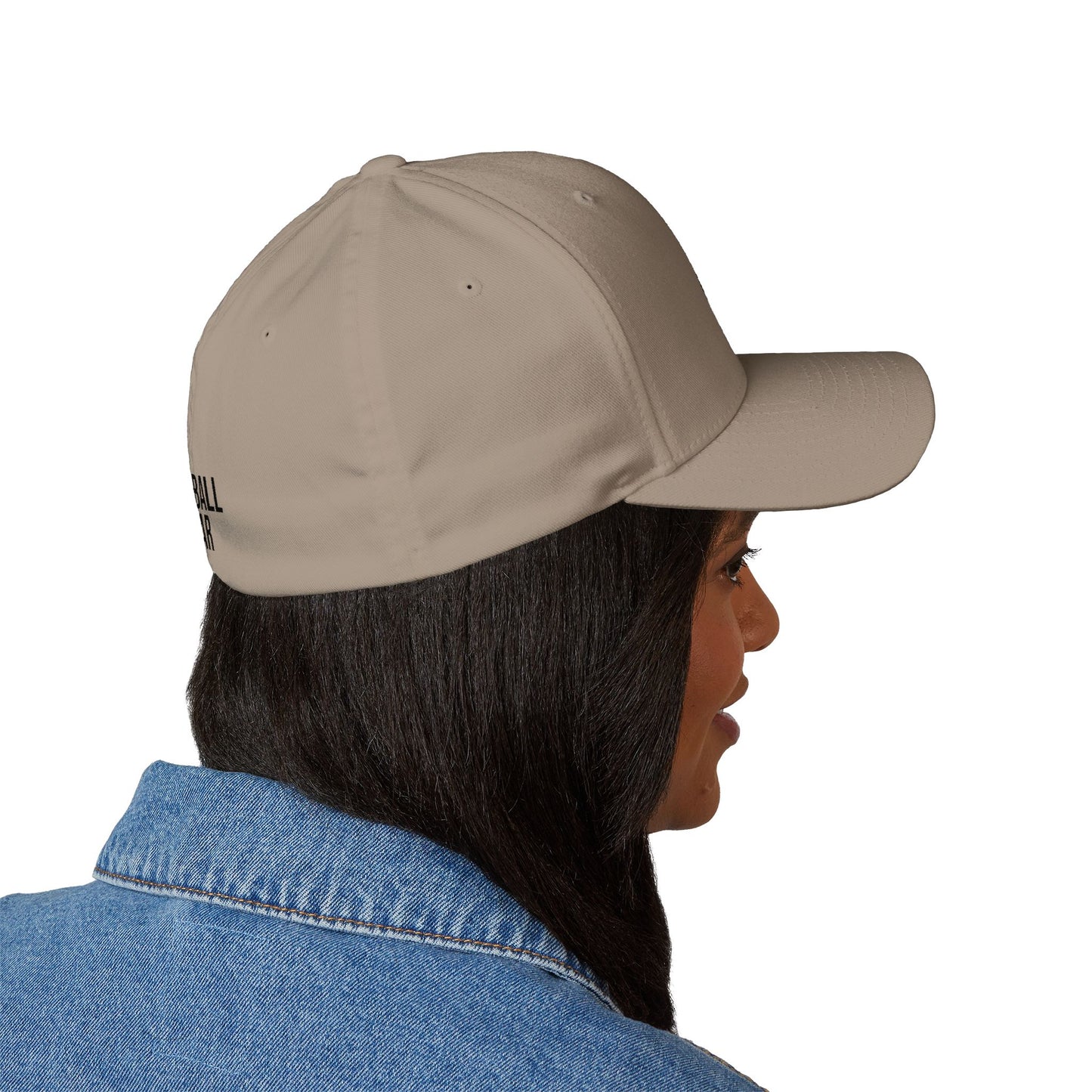 Beast Mode Series - Flame & Gear Circle - FlexFit Embroidered Baseball Cap