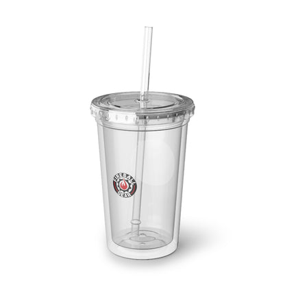 Fireball Fabrication - 16oz Insulated Acrylic Tumbler, with Lid and Straw