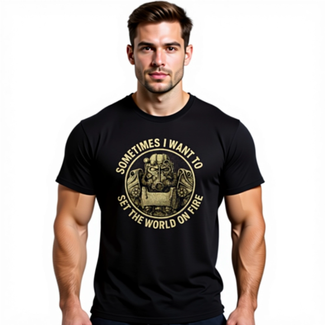 Fallout - Sometimes I Want to, Set the World on Fire - T-shirt