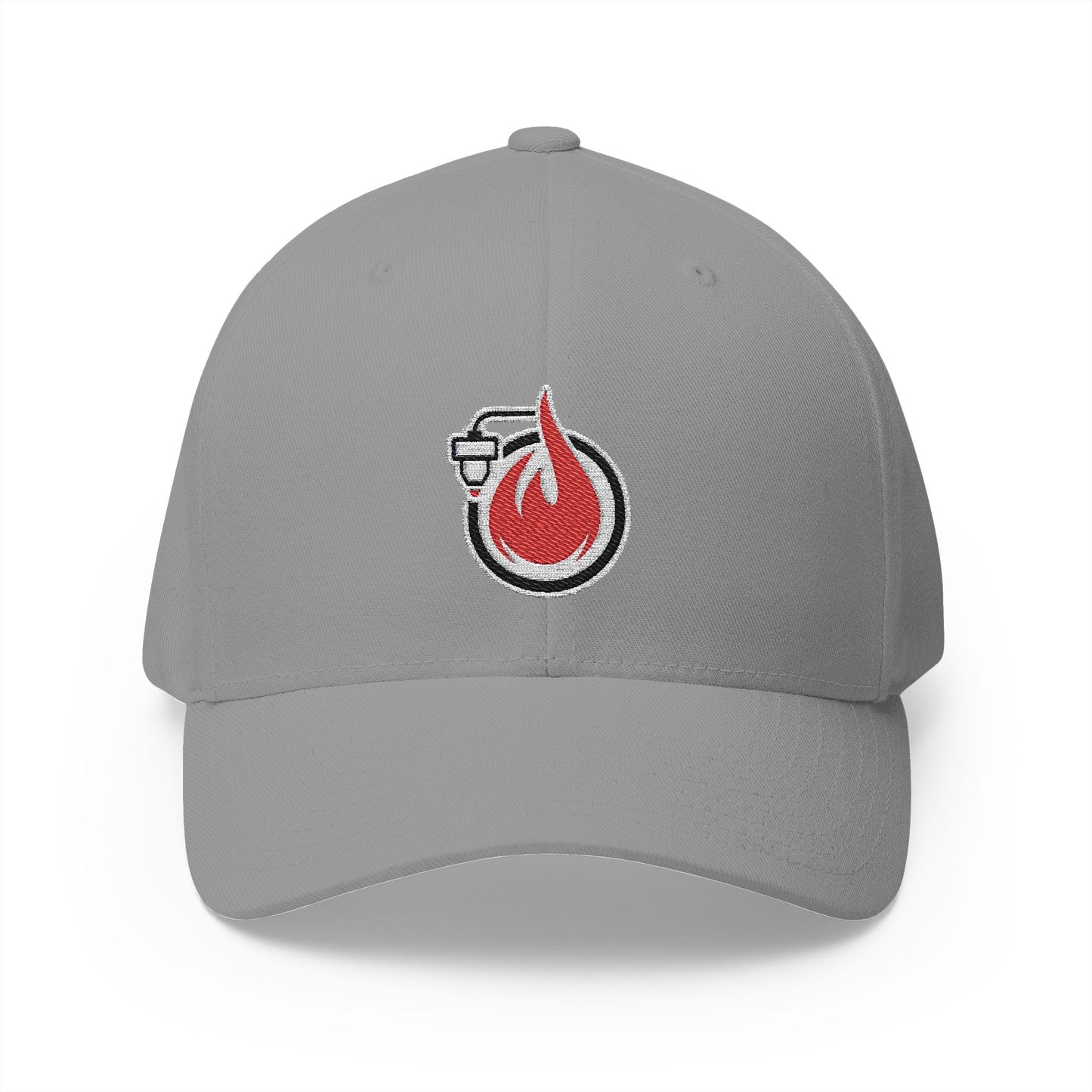 Fireball 3D - Light Colors - FlexFit Embroidered Baseball Cap