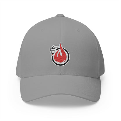 Fireball 3D - Light Colors - FlexFit Embroidered Baseball Cap