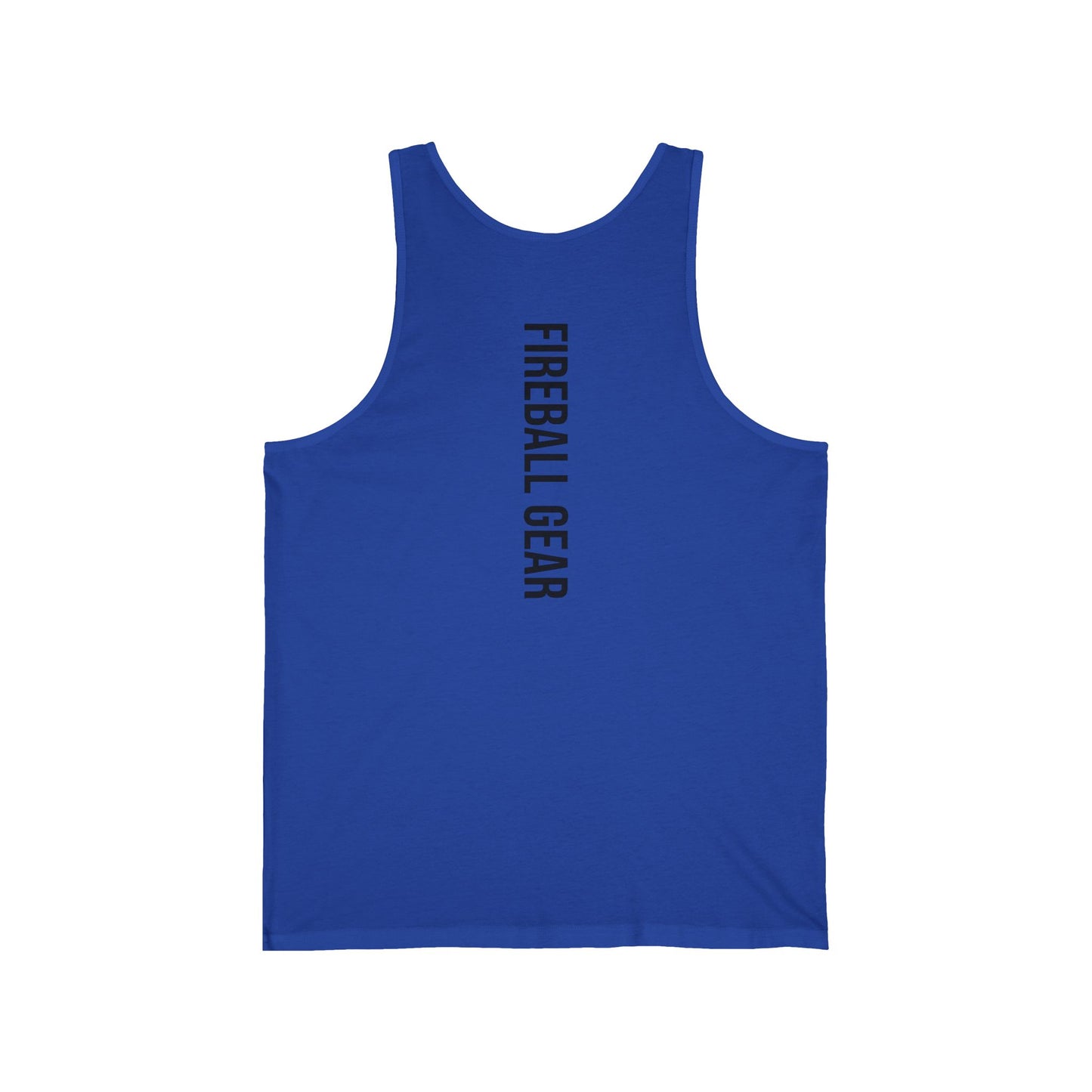 Fireball Gear - Flame & Gear - Black - Jersey Tank Top