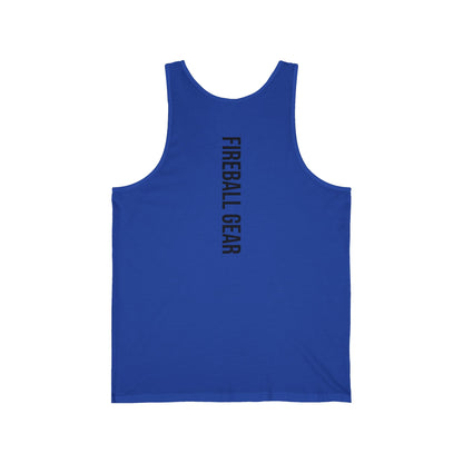 Fireball Gear - Flame & Gear - Black - Jersey Tank Top