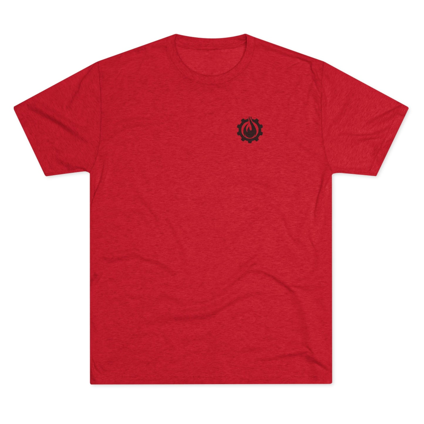 Fireball Gear - Flame & Gear - Black - Triblend T-shirt