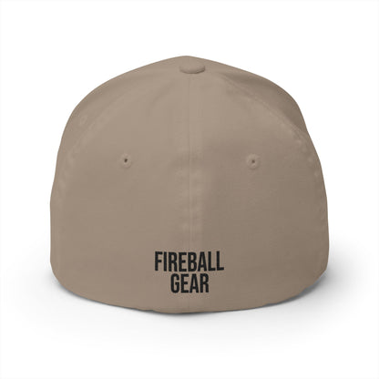 Fireball 3D - Light Colors - FlexFit Embroidered Baseball Cap