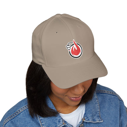 Fireball 3D - Light Colors - FlexFit Embroidered Baseball Cap