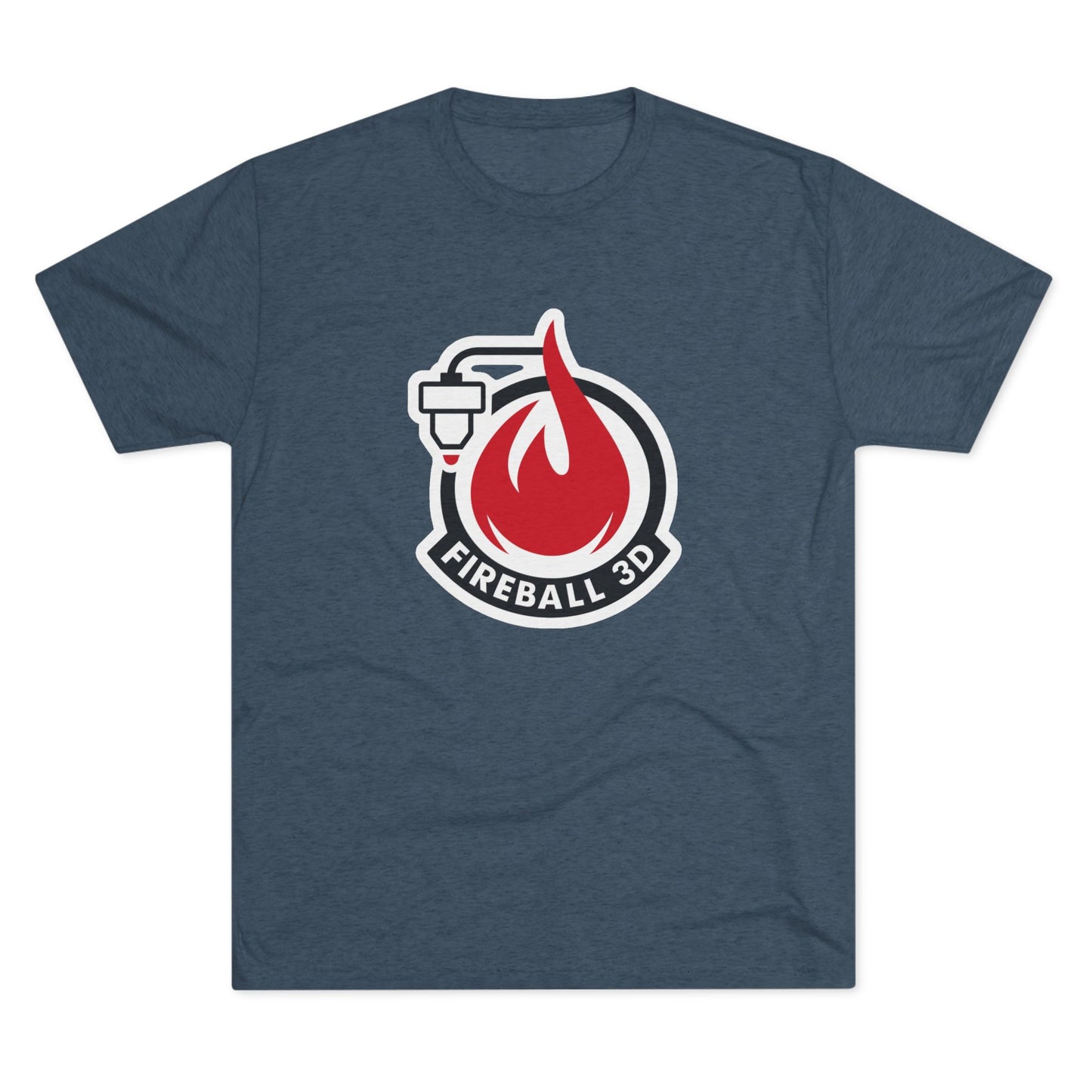 Fireball 3D - Triblend T-shirt