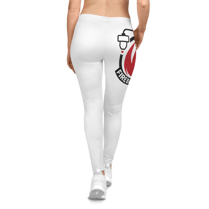 Fireball 3D - Women's Leggings - White