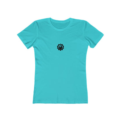 Fireball Gear - Flame & Gear - Black - Women's Slim Fit - Fitness T-shirt