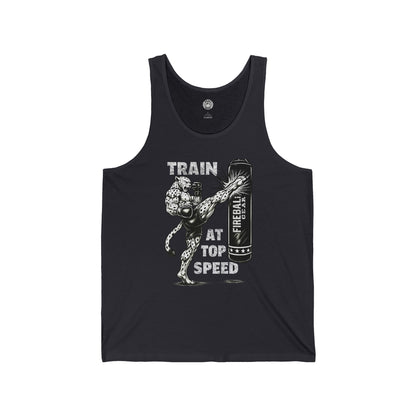 Beast Mode Series - Train at Top Speed - Jersey Tank Top