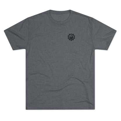 Fireball Gear - Flame & Gear - Black - Triblend T-shirt