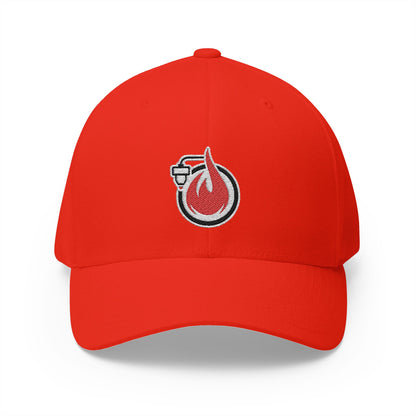 Fireball 3D - Light Colors - FlexFit Embroidered Baseball Cap
