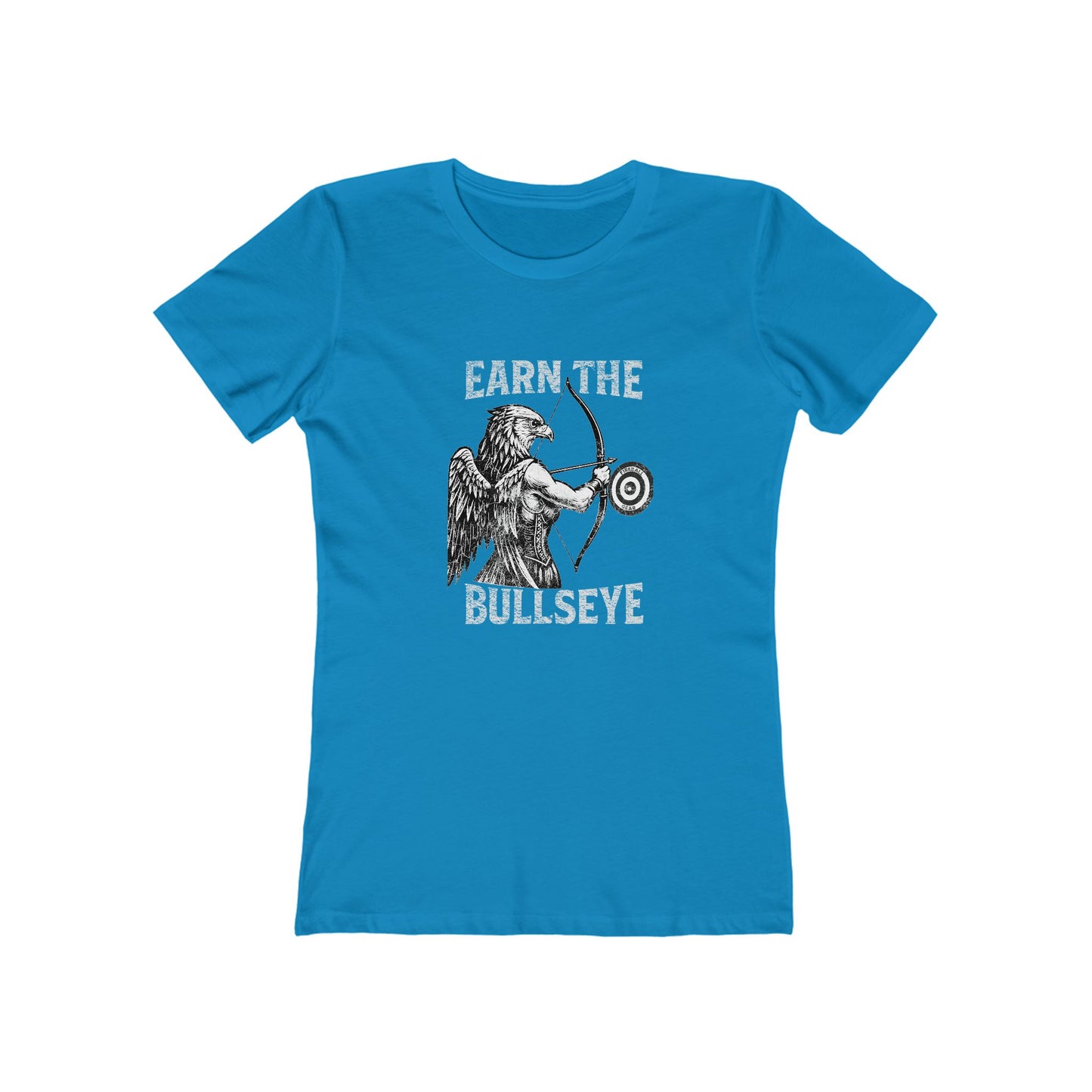 Beast Mode Series - Earn the Bullseye -  Women's Slim Fit Fitness T-shirt